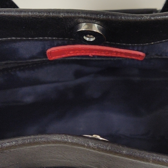 Tommy Hilfiger Logo Jacquard Canvas Tote Bag with Striped Handles – Classic Desi - Picture 6 of 7